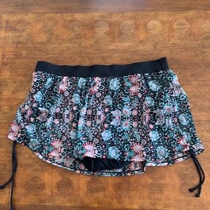Cacique Swim Skort Bottoms Mesh Floral